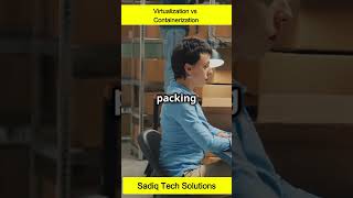 Virtualization vs Containerization Explained in 58s  virtualization containerization [upl. by Dinny]