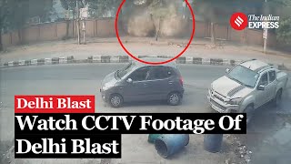 Delhi Blast Blast in Delhi’s Rohini Captured on CCTV Police and NIA Probe Ongoing [upl. by Aedrahs812]