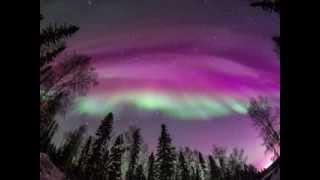 Aurora Borealis February 18 2014 Fairbanks Alaska [upl. by Ecneralc]