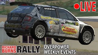 Overpower Richard Burns Rally viikkorallit LIVE viikko 42 [upl. by Ponton]