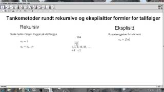 R2  Metode for å finne rekursiv og eksplisitt formel del 1 [upl. by Platt511]