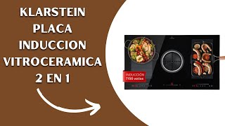 Klarstein Placa Induccion Vitroceramica 2 en 1 con Campana Extractora para Islas de Cocina [upl. by Hareenum]