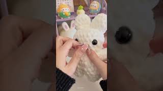 Aprenda a fazer um coelhinho fofinho de crochê Amigurumi CrochetTutorial DIY Fofura croche [upl. by Clim]