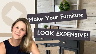 HowTo Create EXPENSIVE LOOKING furniture for CHEAP [upl. by Levania434]