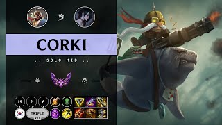 Corki Mid vs Hwei  KR Master Patch 1410 [upl. by Tsirhc232]