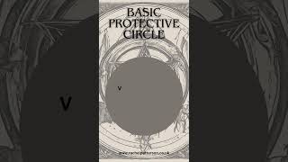 Basic Protective Circle witch witchcraft pagan spells magic ritual [upl. by Catima]