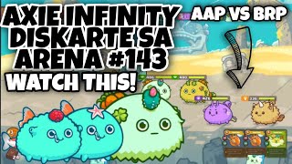 AXIE INFINITY DISKARTE SA ARENA  JANUARY 21 2022  AAP AXIE ARENA STRATEGY 143 [upl. by Einaled]