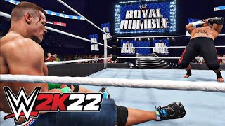 FULL MATCH  John Cena vs Umaga quotLast Man Standing Matchquot  WWE Royal Rumble 2007  WWE 2K22 [upl. by Kyrstin]