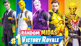 The RANDOM MIDAS BOSS Challenge in Fortnite [upl. by Held850]