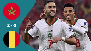 جن جنون خليل البلوشي🔥🔥 المغرب  بلجيكا 20 كأس العالم قطر 2022 مباراة مجنونة💥 [upl. by Pammi394]