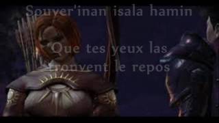 Dragon age  Lelianas song  Lyrics et traduction [upl. by Onitsuaf322]