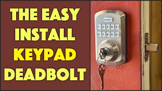 Kwikset PowerBolt 250 Keypad Electronic Lock  INSTALL amp REVIEW [upl. by Murtagh]