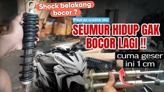 WOW LEBIH AWET DARI PABRIKAN  Cara Servis Shock Belakang Metik Honda Agar Awet [upl. by Carce]