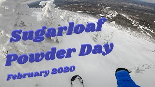 Sugarloaf Powder Day 2020 [upl. by Isaacson189]