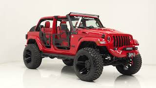 Red Wrangler Color Matched Bumper Black top [upl. by Auoz]