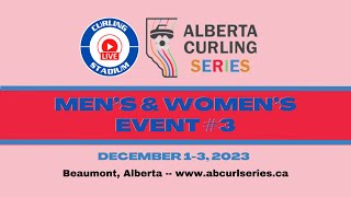 Parker Konschuh vs Nicholas Woznesensky  Draw 7  Curling Stadium Alberta Curling Series 3 [upl. by Haran]