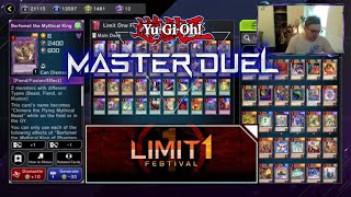 Master Duel Limit One Festival Branded Horus Bystial Despia Pile [upl. by Pierrette]