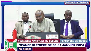 SEANCE PLENIERE DU 31 JANVIER 2024 [upl. by Arymat666]