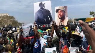 Manifestation à Dakar  Mbaye Ma Ndaw sur les Candidats Recalés [upl. by Kerwin]