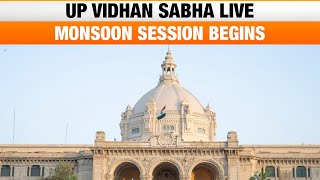 UP Vidhan Sabha LIVE Uttar Pradesh Assembly Monsoon Session Begins  News9 [upl. by Anomahs]