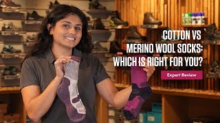 Cotton vs Merino Wool socks  which is right for you [upl. by Ap]