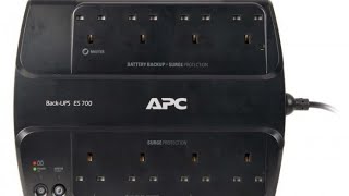 How to replace the battery in an APC Back UPS ES 700 ES400  ES550  ES700 [upl. by Larine907]