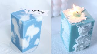 Candle Making Tutorial 2 Skyey Cloud amp Wavy Designs [upl. by Ahsiuq721]