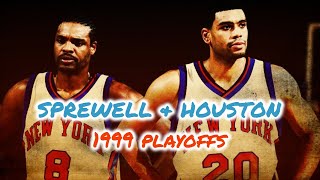 Latrell Sprewell amp Allan Houston 1999 NBA Playoffs Highlights Ultimate Compilation [upl. by Torrence]