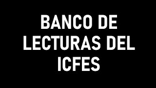 Banco de Lecturas del ICFES [upl. by Tandy748]