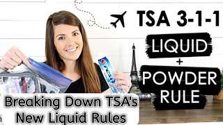 quotBreaking Down TSAs New Liquid Rules Essential Updates for Travelers to Know Before Packingquot [upl. by Sinaj]