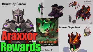 Araxxor Rewards Quick Breakdown August 28th Release Date New Boss [upl. by Enaid737]