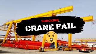 Crane Accident Videos  Crane Fail  Crane Machine  Crane Crash [upl. by Defant]