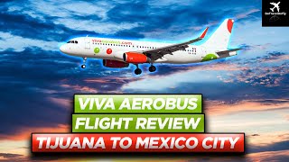 Leg room disaster Flying Low Cost on Viva Aerobus Tijuana to Mexico City [upl. by Aicirtan]