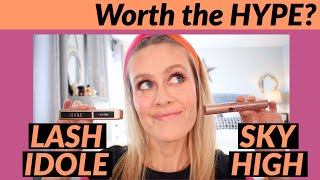 MAYBELLINE SKY HIGH MASCARA VS LANCOME LASH IDOLE  What is the hype really about [upl. by Nepean]