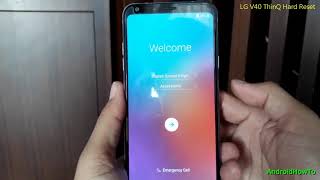 LG V40 ThinQ Hard Reset [upl. by Enrev]