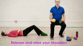 Release amp Relax your Shoulders with these all time favorite ball exercises [upl. by Leraj823]