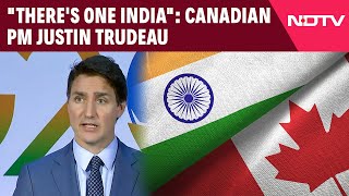 Justin Trudeau  quotTheres One Indiaquot Canada Reaffirms Support For Territorial Integrity [upl. by Etolas408]