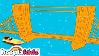 London Bridge Is Falling Down Ep 81  Hooplakidz Classic Nursery Rhymes [upl. by Noral]