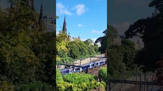 ScotRail Train approach Edinburgh wawerley train station [upl. by Portugal]