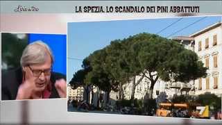 Sgarbi quotQuesta è merda TAR di deficienti Il sindaco di La Spezia è il cancro di Renziquot [upl. by Aramo]