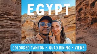 EGYPT TRAVEL VLOG 🇪🇬 coloured canyons  Quad biking with red sea view  Bedouin music [upl. by Fast286]