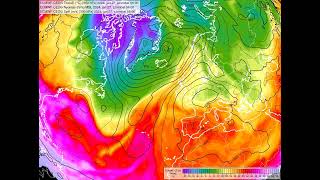 Thermal structure of Atlantic storms in January 2024 Viharciklonok termikus szerkezete 2024január [upl. by Cyndy993]