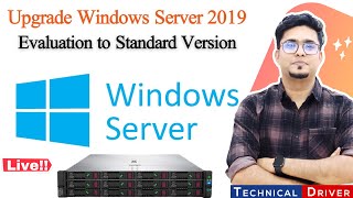 Convert Windows Server Evaluation to Standard  Upgrade Windows Server Evaluation to Full Version ✅ [upl. by Fusuy447]