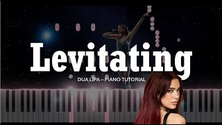 Levitating  Dua Lipa  Piano tutorial by The Piano Man [upl. by Ahtamas]