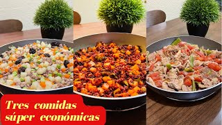 3 comidas ECONÓMICAS que podrán SACARTE de UN APURO ✅ [upl. by Gere]