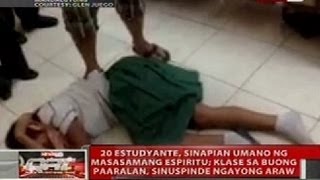 QRT 20 estudyante sinapian umano ng masamang espiritu [upl. by Ahnavas]