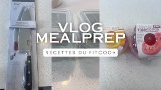 VLOG MEALPREP DES RECETTES DU FITCOOK vlogsdemarie lefitcook [upl. by Roderic]