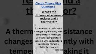 Resistor vs Thermistor Temperature Sensing engineering electronic electricalcircuit [upl. by Corri]