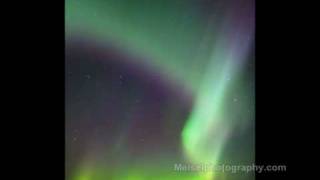 Aurora Borealis over Minot North Dakota [upl. by Nosnaj]