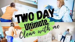 NEW TWO DAY ULTIMATE CLEAN WITH ME  EXTREME SPEED CLEANING MOTIVATION [upl. by Neely]